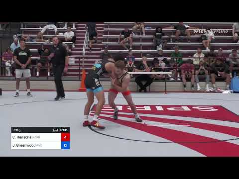 67 Kg Rr Rnd 2 - Cayden Henschel, Askren Wrestling Academy Vs Job Greenwood, Wyoming Wrestling Reg