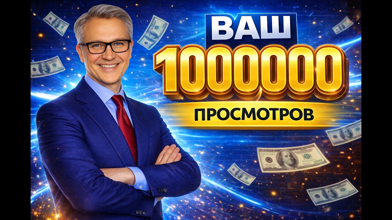Я помогу вам сделать 1’000’000 просмотров или вы ничего не платите.