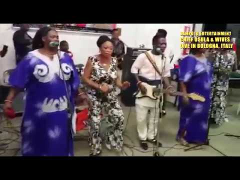 Chief Osula and Wives live on Stage in Bologna 2018. Peoples Freedom Movement (PFM) Concert