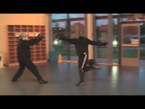 Single Rapier Sparring Nick vs Richard AHF