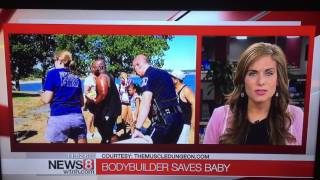 NPC International Bodybuilder Chocolate Thunder saves another life!!