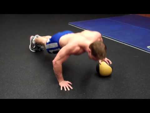How To: Single-Arm Medicine Ball Push-Up
