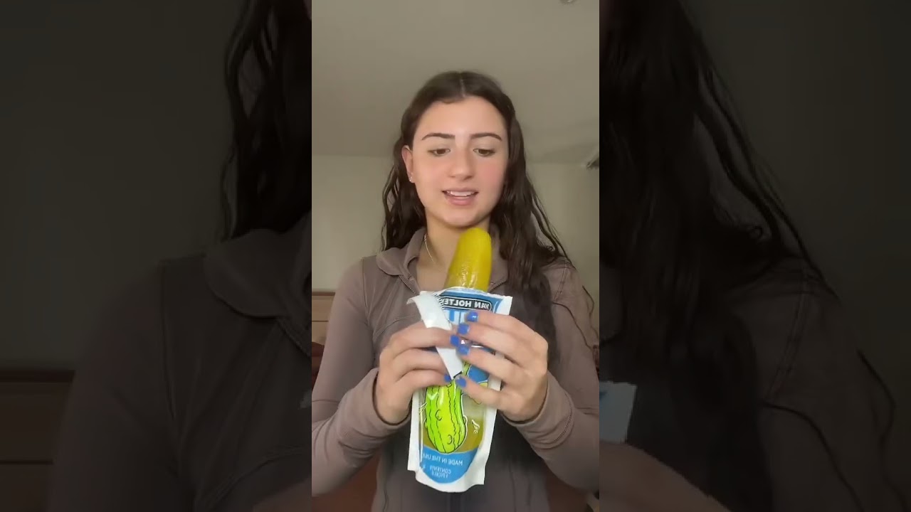 Watch video Trying pickles in a pouch :) Now Trying pickles in a pouch :)