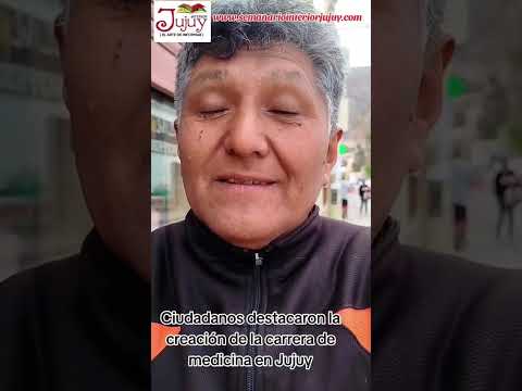Ciudadanos destacaron la creación de la carrera de medicina en Jujuy