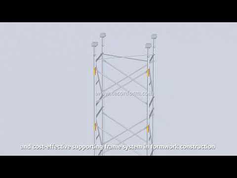TECON SHORING TOWER TST60 3D Assembly Tutorial