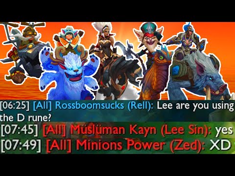 The full mounted League of Legends comp that is basically a 10v5 lmaoo