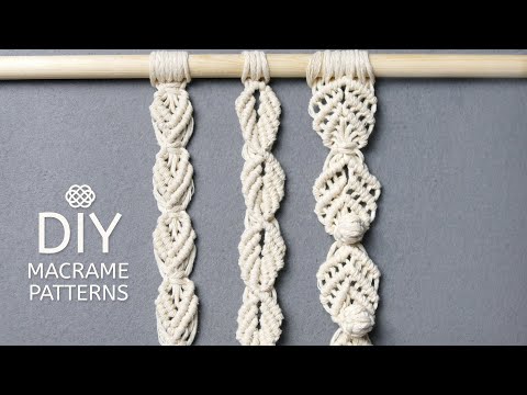 Macrame ABC pattern sample 17