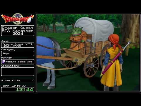 Dragon Quest RTA Marathon 2024 - Dragon Quest VIII with Keeanolookalike (Part 1)