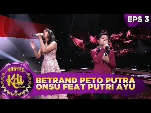 MERINDING! Betrand Peto Putra Onsu feat Putri Ayu [TANAH AIRKU] - Kontes KDI 2020 (17/8)