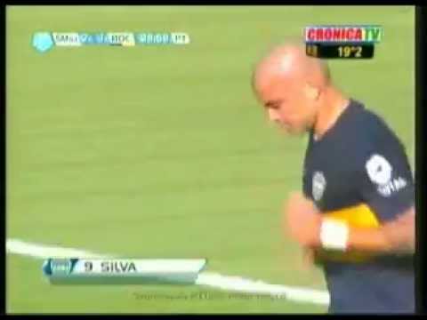 Boca 1 - San Martin SJ 2 Gol Santiago Silva / Fecha 9 Torneo Final 2013
