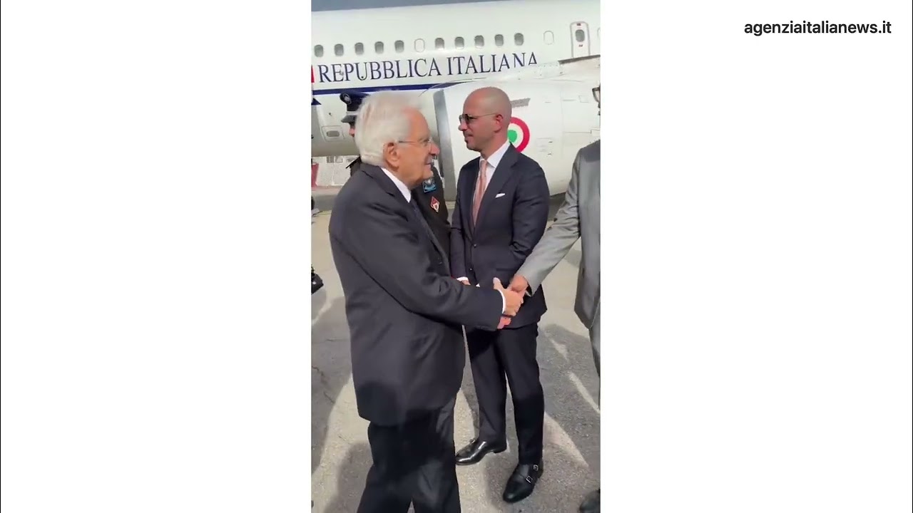IL PRESIDENTE MATTARELLA ARRIVA A NIZZA IN OCCASIONE DELLA VISITA DI STATO NEL PRINCIPATO DI MONACO