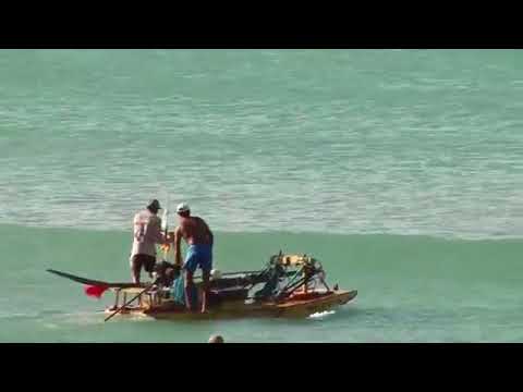 Boat Fishermen Ocean Brazil Beach Litoral By Asim Asif