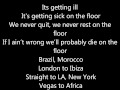 Jennifer Lopez On The Floor Lyrics