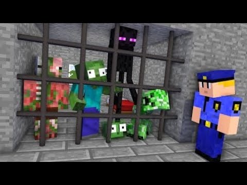 Monster School : PRISON ESCAPE Challenge - Minecraft Animation (Resubido)