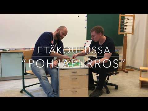 Etäkoulussa: pohjapiirros