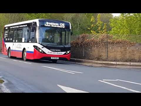 Here is the 515 Falcon bus in Weybridge Train station