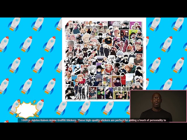 Vídeo relacionado con Jujutsu Anime Pegatinas Pack 100 PCS |Pegatinas para automóvil, computadora portátil, botellas de agua, pegatinas para adolescentes Calcomanías de vinilo lindas