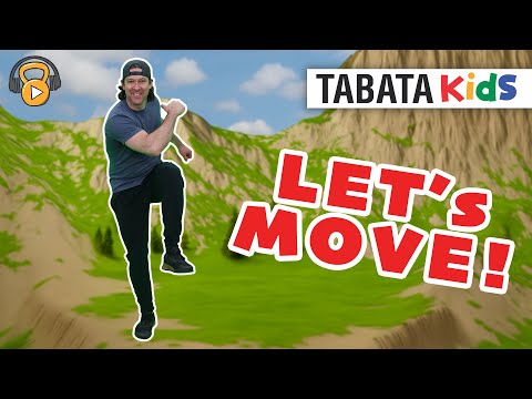 Let's Move! Tabata Kids Workout | Brain Break | Warm Up
