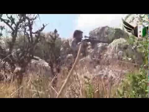 عملية قنص عناصر النظام على جبهة جبل الأربعين في أريحا في ريف إدلب