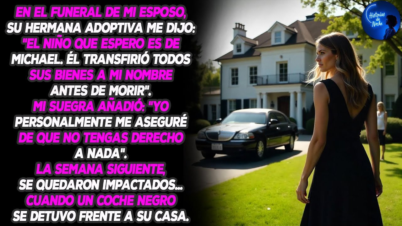 En el funeral de mi esposo, su hermana adoptiva me dijo: "El niño que espero es...