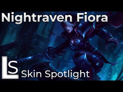 Nightraven Fiora - Skin Spotlight - League of Legends