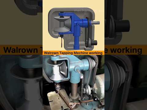 Walrowm ⚙️ tapping 🗜️Mechine working ⚙️ #3dprinting #3d #engineering #machine #mechanic #mechanical
