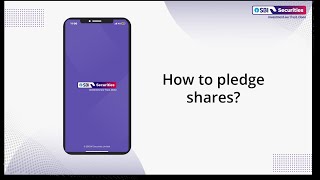 How to Pledge Shares through SBI Securities App?