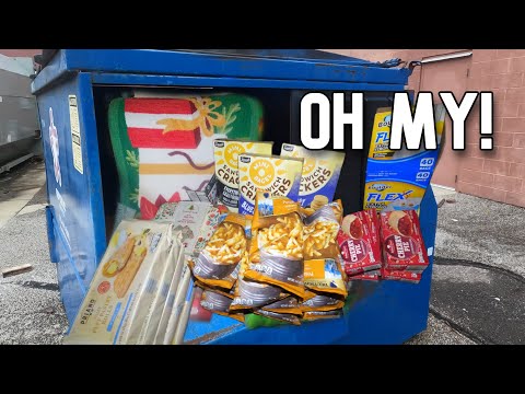 Dumpster Diving- Christmas Revisited- Rugs, Candles, Food. the Critter Cam and MOOORE!