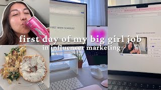 first day of work vlog! | influencer marketing at alani nu