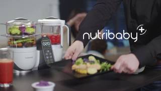 Babymoov Multifunkční přístroj Nutribaby+ industrial grey + FOOD II Prezentace přístroje Nutribaby+