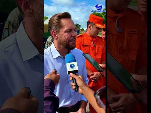 Bruno Peixoto, governador em exercício de Goiás, visita Aragarças e destaca conquista dos Bombeiros