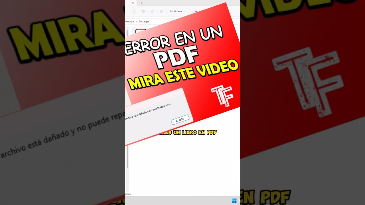 Así Puedes Corregir Un PDF Dañado | Fácil, Rápido y Sin Costo✅ #pdf #pdfbooks #corregir #pdflibros