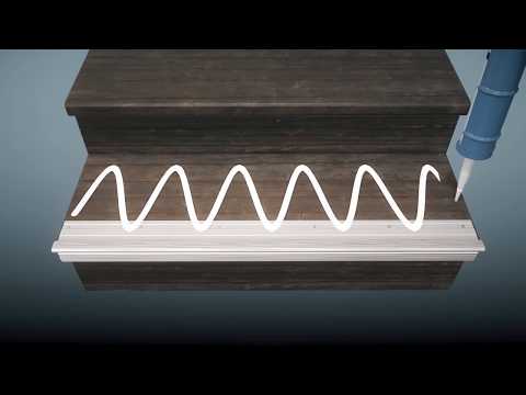 Treppe mit Stufenüberstand selber renovieren -  Holztreppe mit Lamint Parkett belegen verkleiden