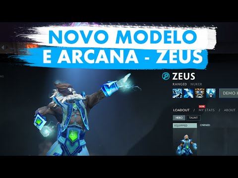Zeus new model and Arcana - Patch 6.86 - Dota 2