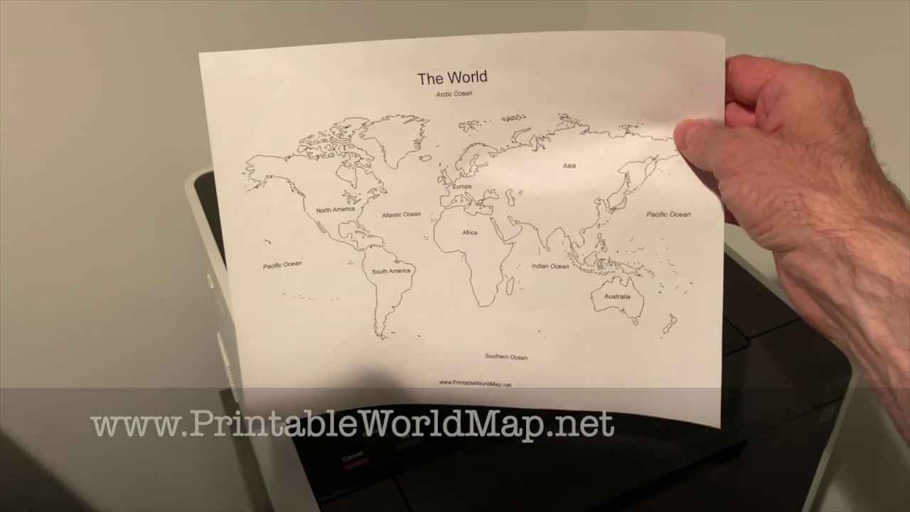 How to Print Maps from Your Computer (for free!)