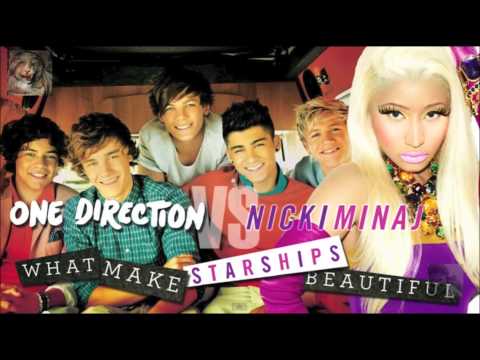 One Direction VS Nicki Minaj / What Make Starships Beautiful