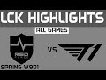 NS vs T1 Highlights ALL GAMES LCK Spring Season 2024 NS RedForce vs T1 by Onivia