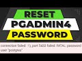 Forgot Postgres Password Reset Postgres Password In PgAdmin4