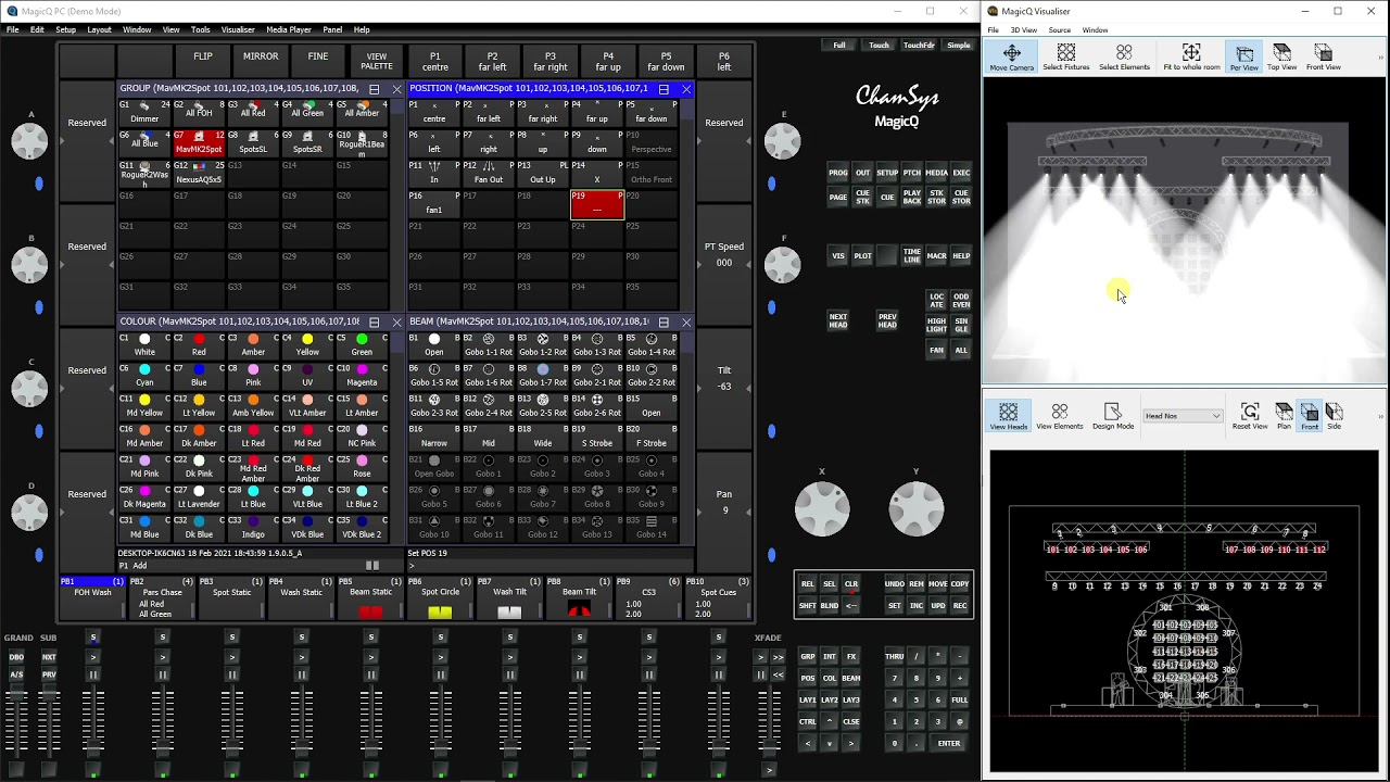 Basic MagicQ Tutorials: Recording Palettes