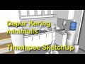 Minimalist Kitchen Tutorial SketchUp