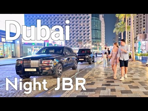Dubai [4K] Night JBR Walking Tour 🇦🇪