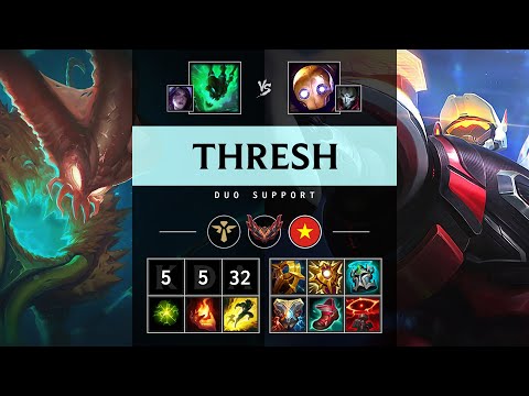 Thresh Support vs Blitzcrank: Vision Controller - VN Grandmaster Patch 14.24