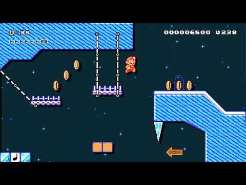 ★ Super Slide Mountain ★ by Zume #UKR 🍄 Super Mario Maker 2 ✹Switch✹ #bhj
