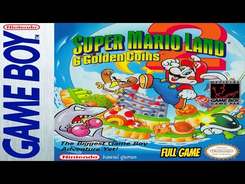Super Mario Land 2: 6 Golden Coins [GAME BOY] 100% Gameplay Walkthrough FULL GAME [4K60ᶠᵖˢ🔴]