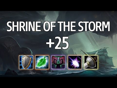 BfA 8.3 Rank 1 Balance Druid PoV | Shrine of the Storm +25 | WoW M+ Season 4