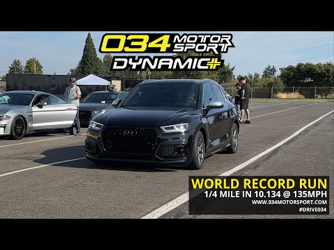 B9 Audi SQ5 Drag Racing World Record - Powered by 034Motorsport Dynamic+ Tuning | 10.134 @ 135mph