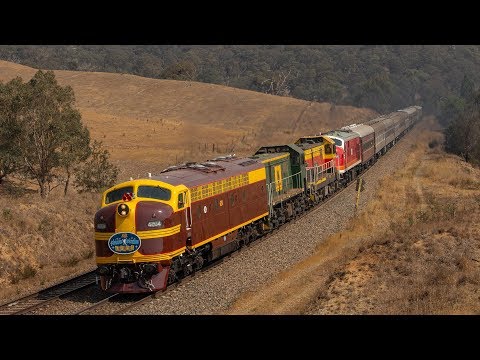 Australian Diesels: Vintage EMD Lashup on the Main South