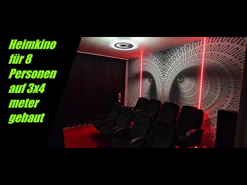 Heimkino auf 3x4 Meter gebaut