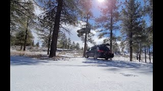 Winter Van Life -  Quiet Time In The Snow - ASMR