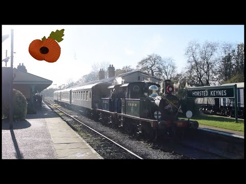 Remembrance Sunday on the Bluebell Railway - 09/11/14